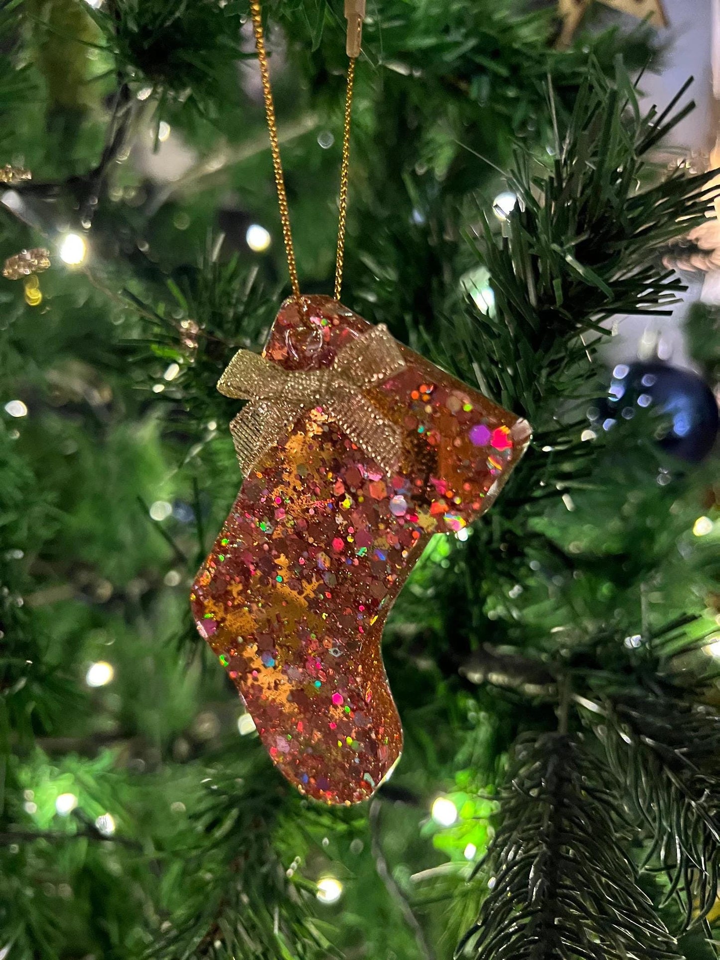 Christmas Decorations / Ornaments - Silver, Gold or Pink