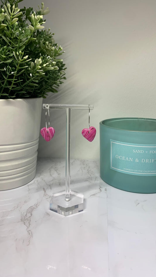 Polymer Clay Earrings - Small Earrings (Available in a Range of Colours, Shapes and Glitters / Foils)